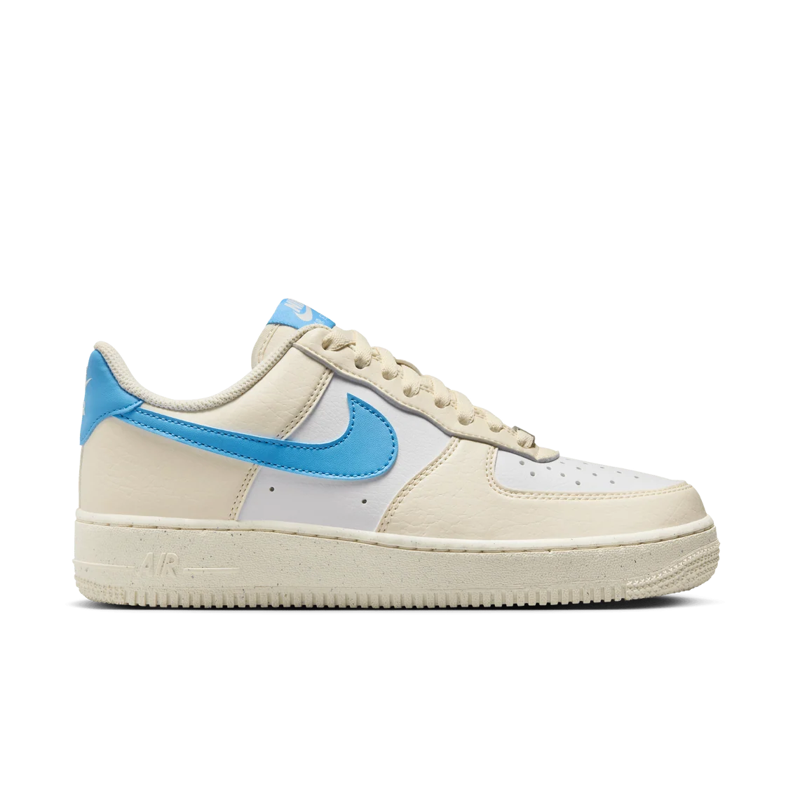 Nike Air Force 1 Low '07 Next Nature Pale Ivory University Blue Women's DC9486-110 side view