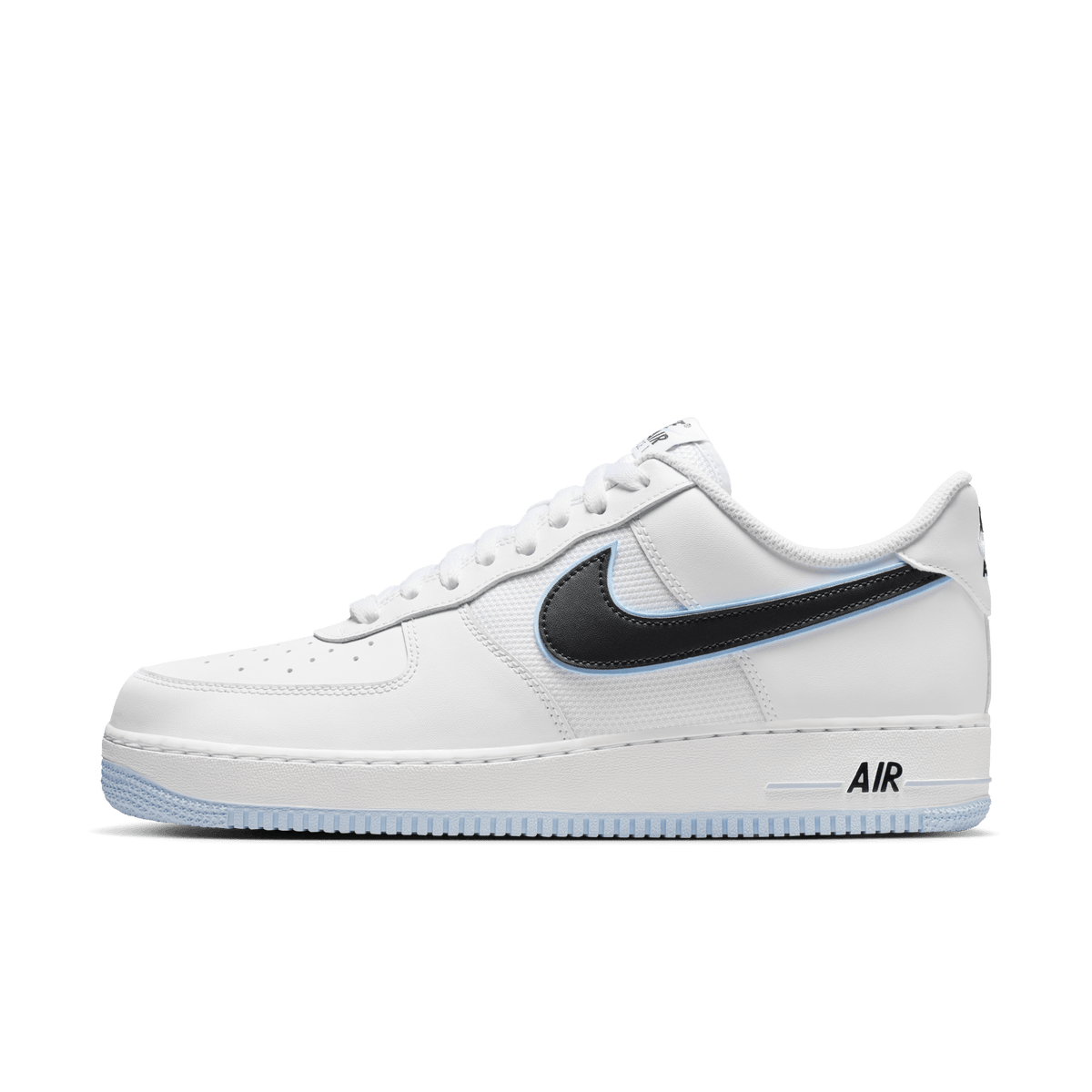 Nike Air Force 1 Low '07 White Black Hydrogen Blue – IQ7593-100-41 – product view 5