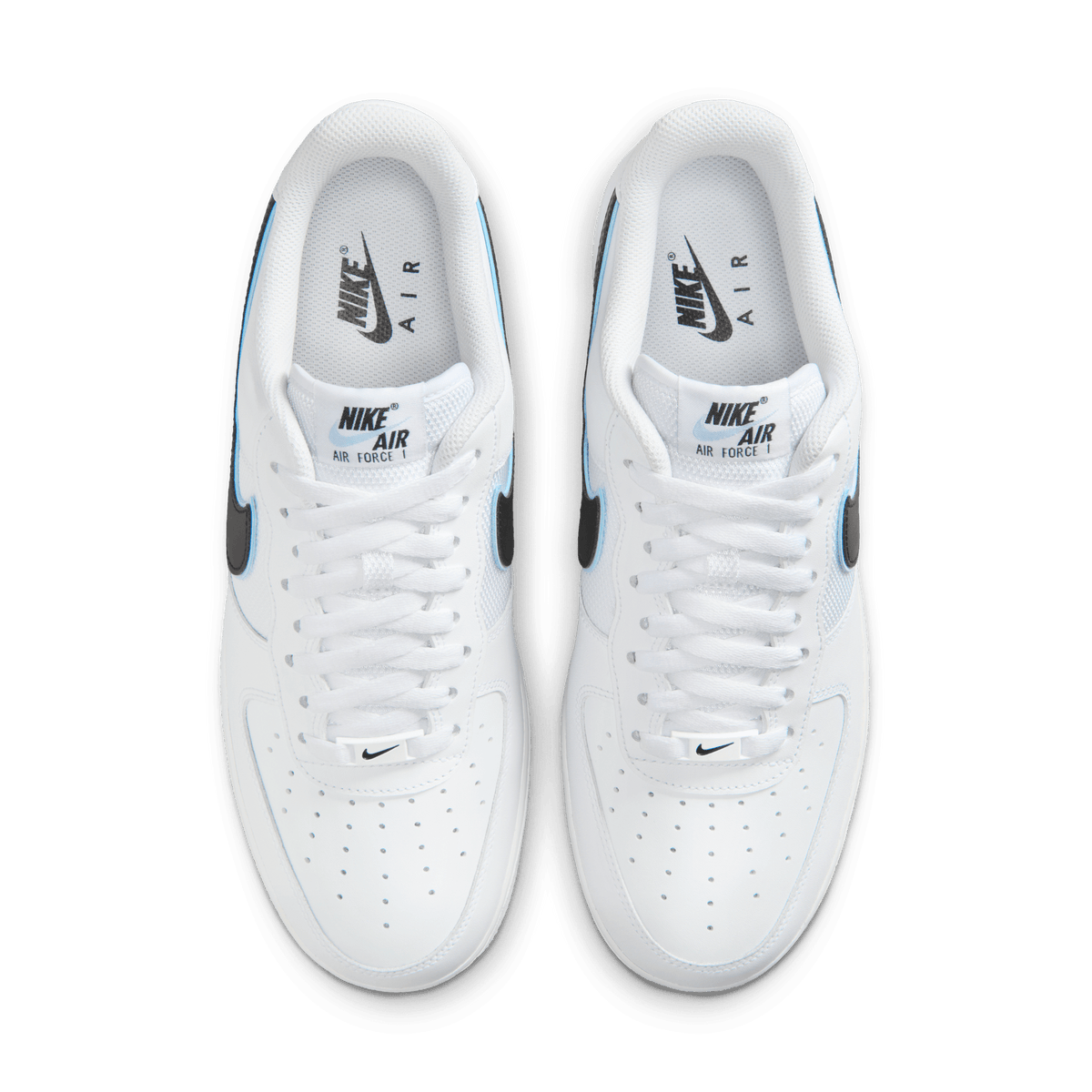 Nike Air Force 1 Low '07 White Black Hydrogen Blue – IQ7593-100-41 – product view 3