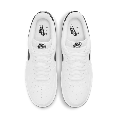 Nike Air Force 1 Low '07 White Black Pebbled Leather