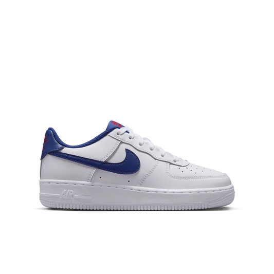 Nike Air Force 1 White Deep Royal Blue GS FV5948-119