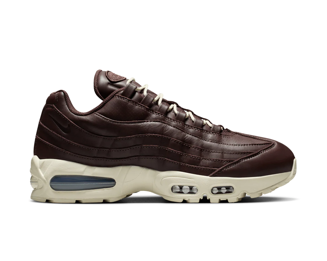 Nike Air Max 95 QS Big Bubble Baroque Brown Leather | Premium Sneakers | Luxem Swiss