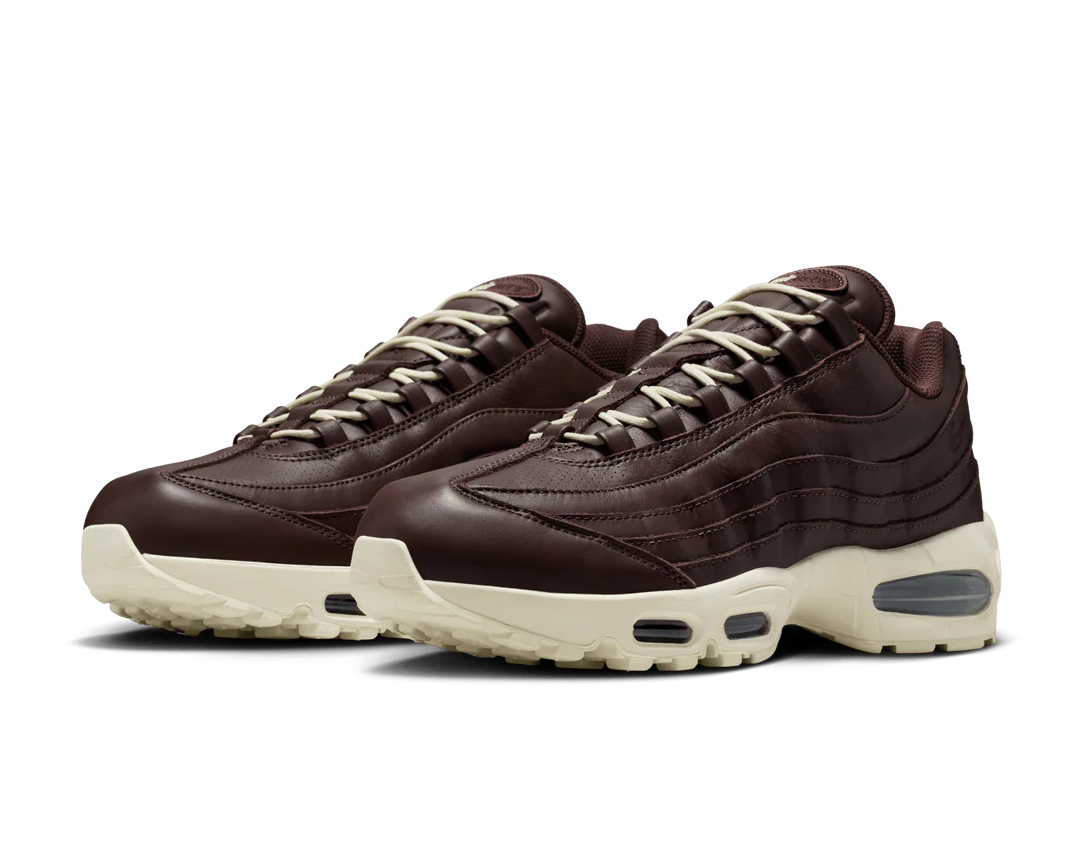 Nike Air Max 95 QS Big Bubble Baroque Brown Leather | Premium Sneakers | Luxem Swiss