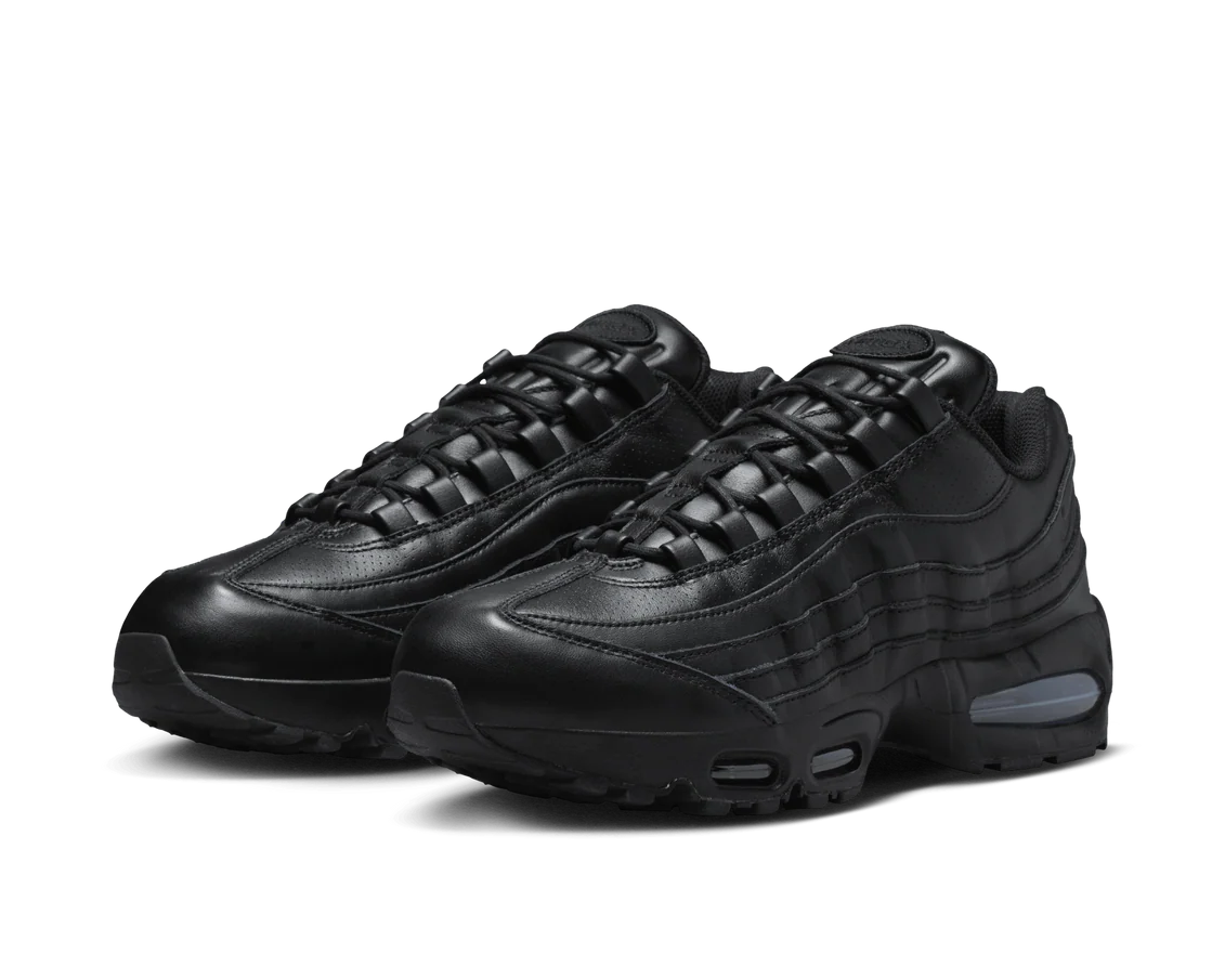 Nike Air Max 95 QS Big Bubble Black Leather | Premium Sneakers | Luxem Swiss