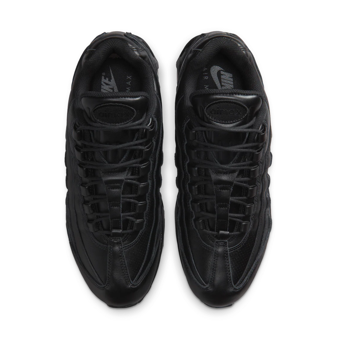 Nike Air Max 95 QS Big Bubble Black Leather | Premium Sneakers | Luxem Swiss
