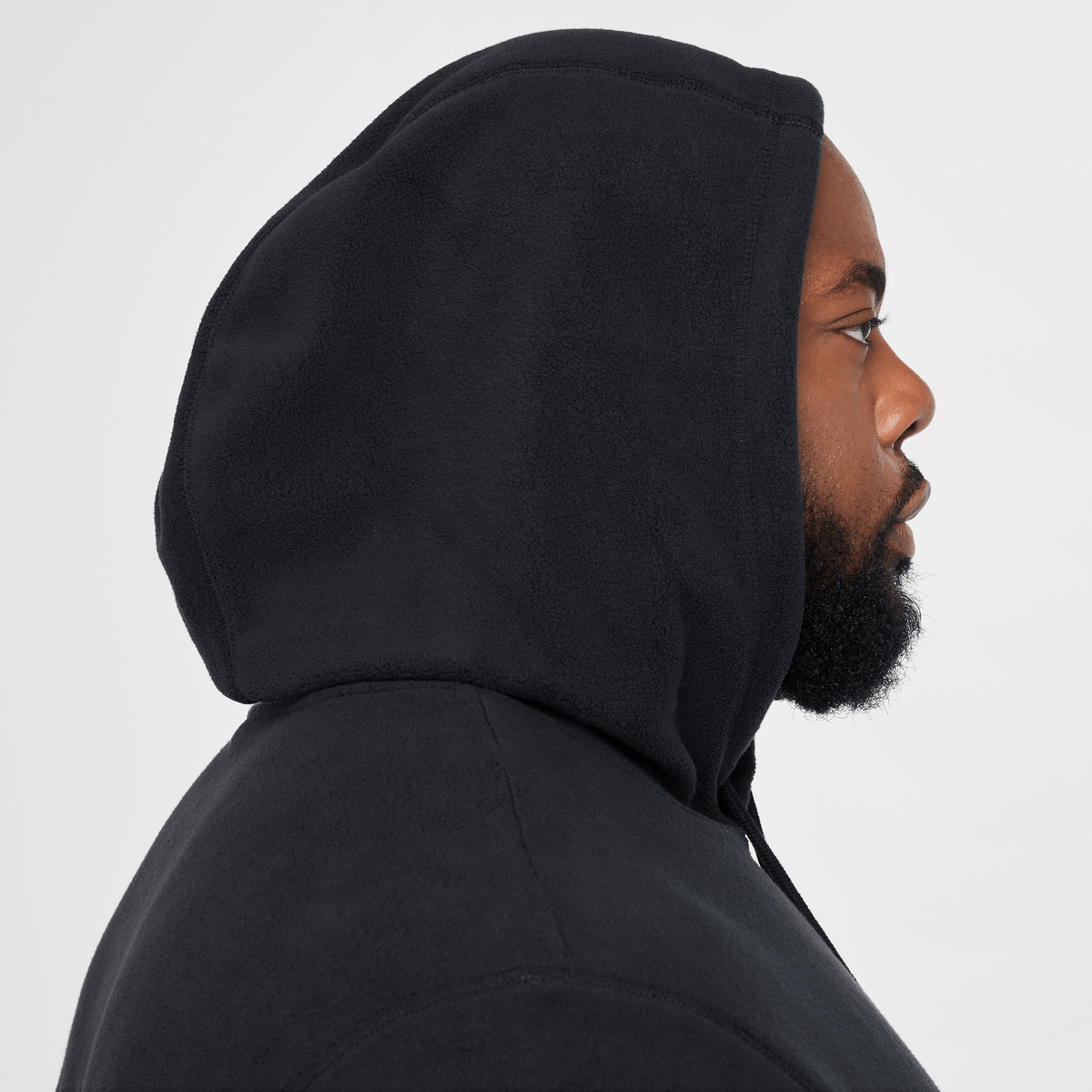 Nike Club Men's Winterized Pullover Hoodie Black/White – FZ0660-010-S – product view 5