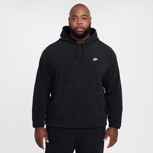 Nike Club Men's Winterized Pullover Hoodie Black/White – FZ0660-010-XL – product view 2