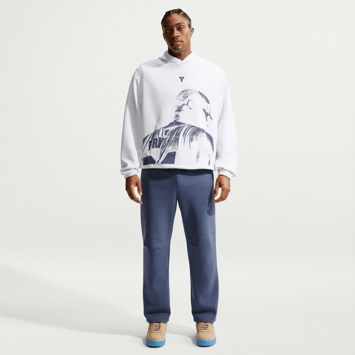 Nike Kobe Dri-FIT Fleece Pullover Basketball Hoodie White