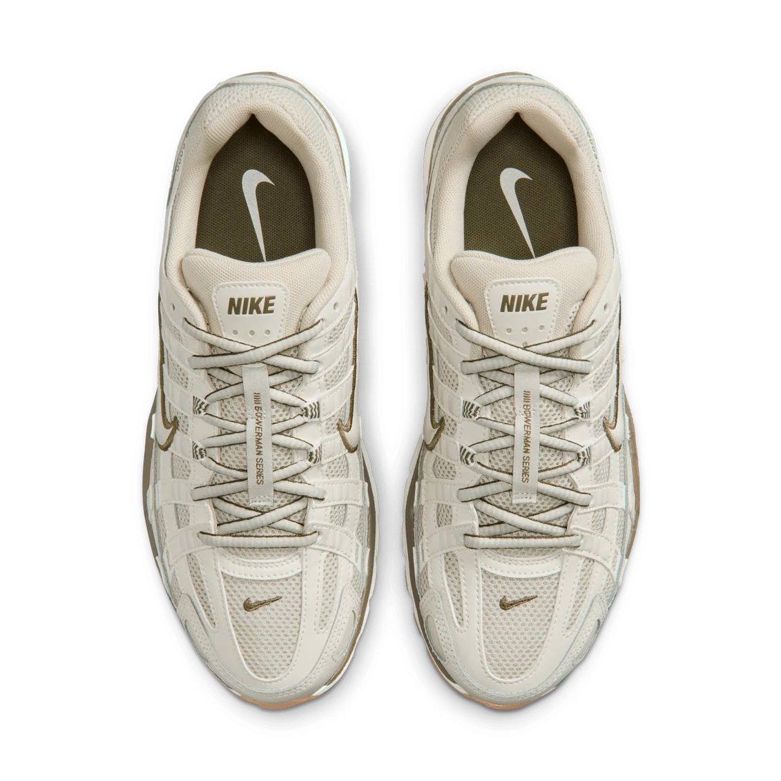 Nike P-6000 Light Bone Medium Olive Gum – Women’s Sneakers