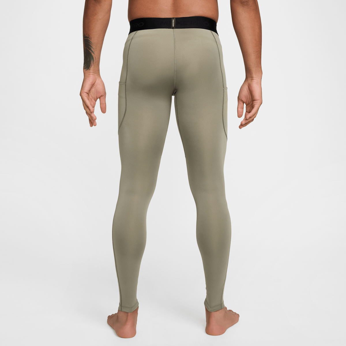 Nike Pro Men's Dri-FIT Fitness Tights Light Army/Black – FB7952-320-S – product view 2