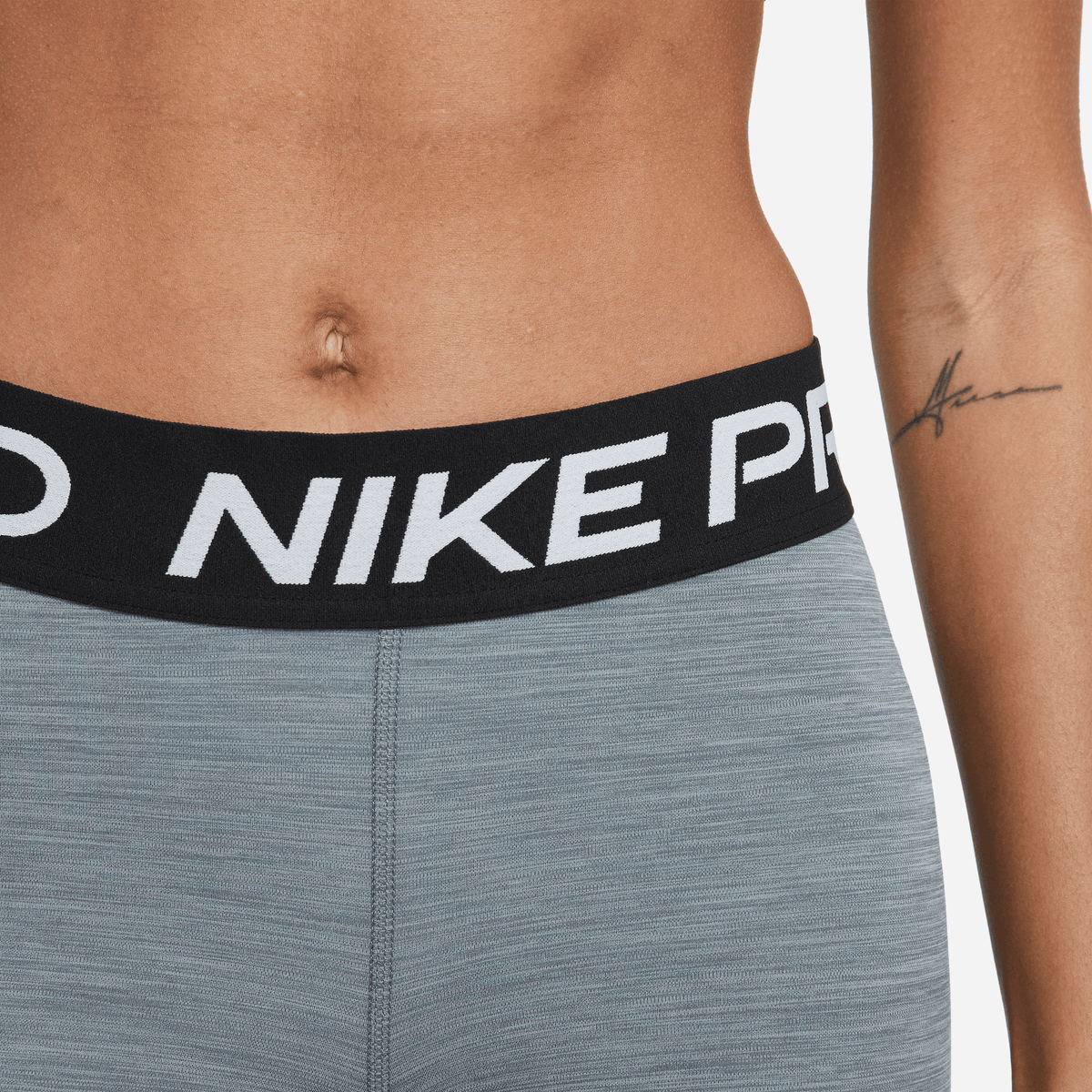 Nike Pro Women's 3" Shorts Smoke Grey/Heather/Black/Black – CZ9857-084-XL – product view 4