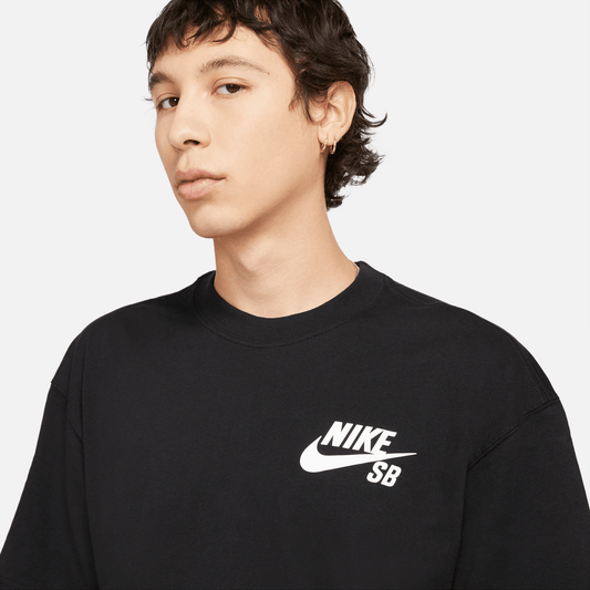 Nike SB Logo Skate T-Shirt Black/White – DC7817-010-M – product view 2