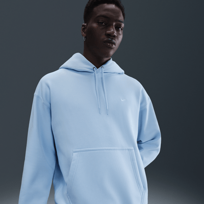 Nike Solo Swoosh Men's Pullover Hoodie Celestine Blue/Celestine Blue/White – HV1082-441-L – product view 4