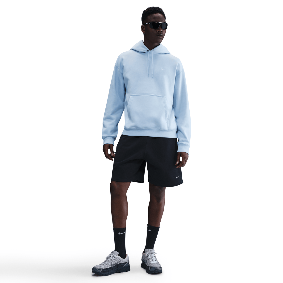 Nike Solo Swoosh Men's Pullover Hoodie Celestine Blue/Celestine Blue/White – HV1082-441-L – product image