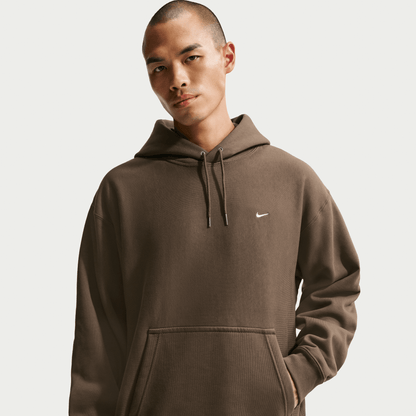 Nike Solo Swoosh Men's Pullover Hoodie Dark Hazel/White – HV1082-212-S – product view 2