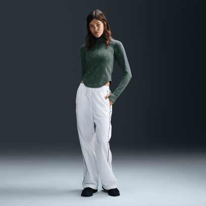 Nike Sportswear Collection Women's Slim 1/2-Zip Long-Sleeve Logo Top Vintage Green/Light Army/Vintage Green – FV7821-338-XS – product image