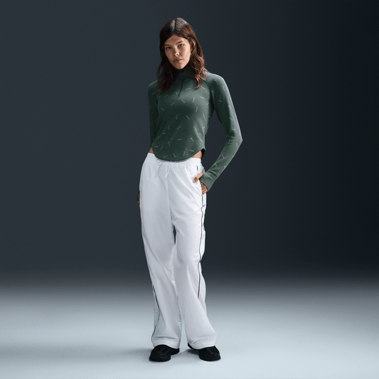 Nike Sportswear Collection Women's Slim 1/2-Zip Long-Sleeve Logo Top Vintage Green/Light Army/Vintage Green – FV7821-338-XS – product image
