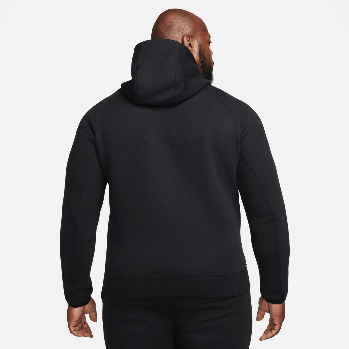 Nike Sportswear Tech Fleece Windrunner Full-Zip Hoodie Black/Black – FB7921-010-XL – product view 4