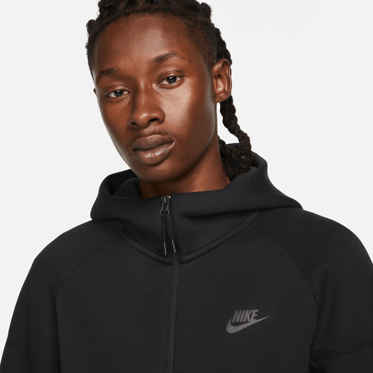 Nike Sportswear Tech Fleece Windrunner Full-Zip Hoodie Black/Black – FB7921-010-XL – product image