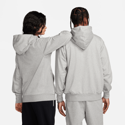Nike Standard Issue Men's Dri-FIT Full-Zip Basketball Hoodie Dark Grey Heather/Pale Ivory – DQ5816-063-S – product image