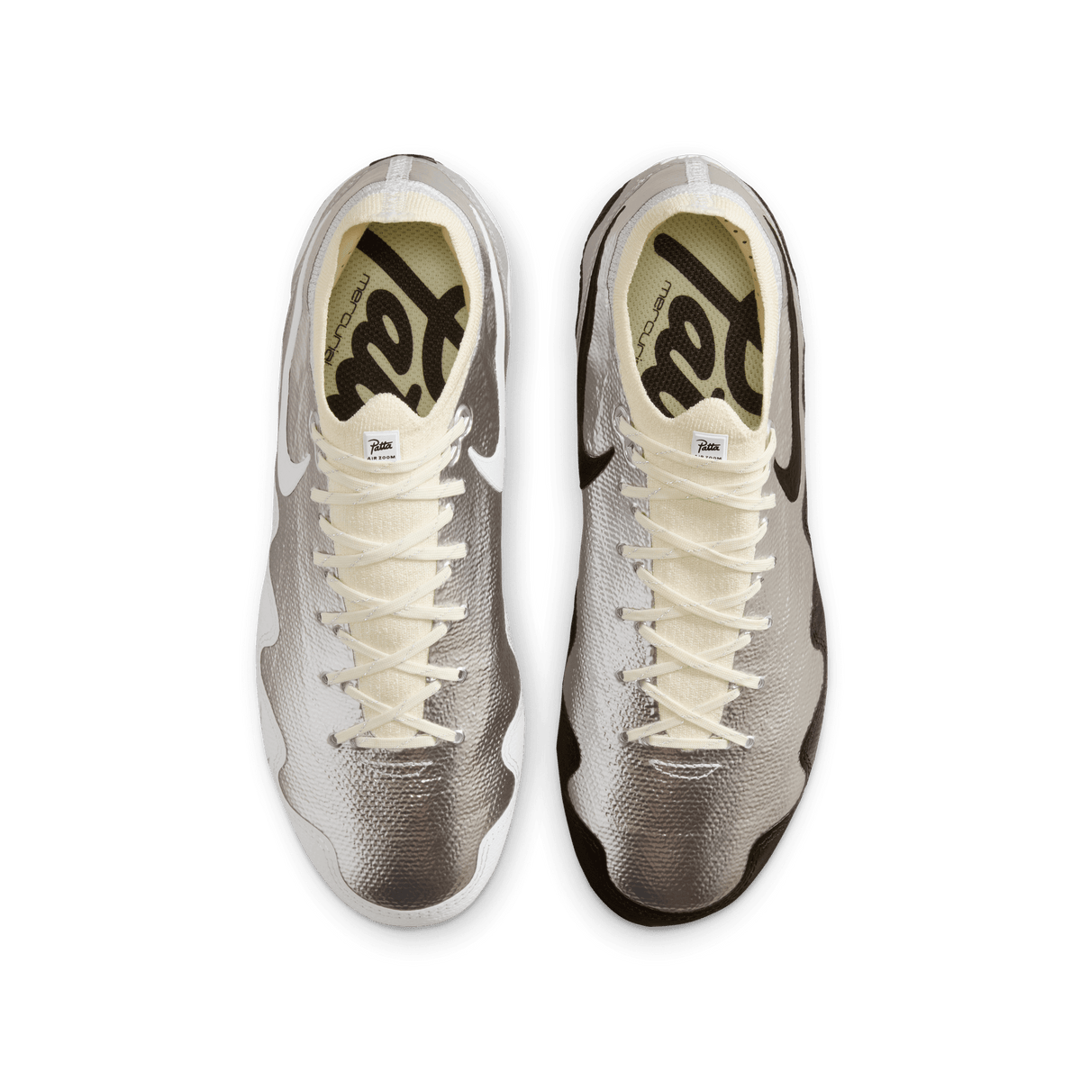 Nike Zoom Mercurial Vapor 16 Elite FG Patta Waves White Black (GS) – HQ1993-001-32 – product view 3