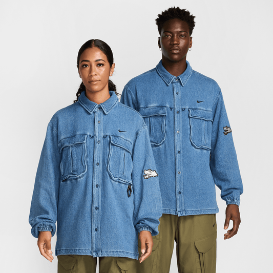 Nike x NOCTA Opal Lily Pad Denim Shirt Blue Denim – FZ3260-486-S – product image