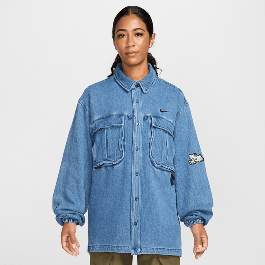 Nike x NOCTA Opal Lily Pad Denim Shirt Blue Denim – FZ3260-486-S – product view 2