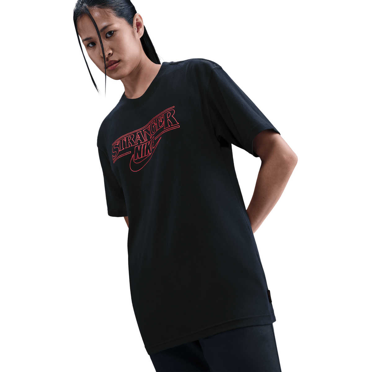 Nike x Stranger Things NSW Tee Black – IB8056-010-S – product view 2