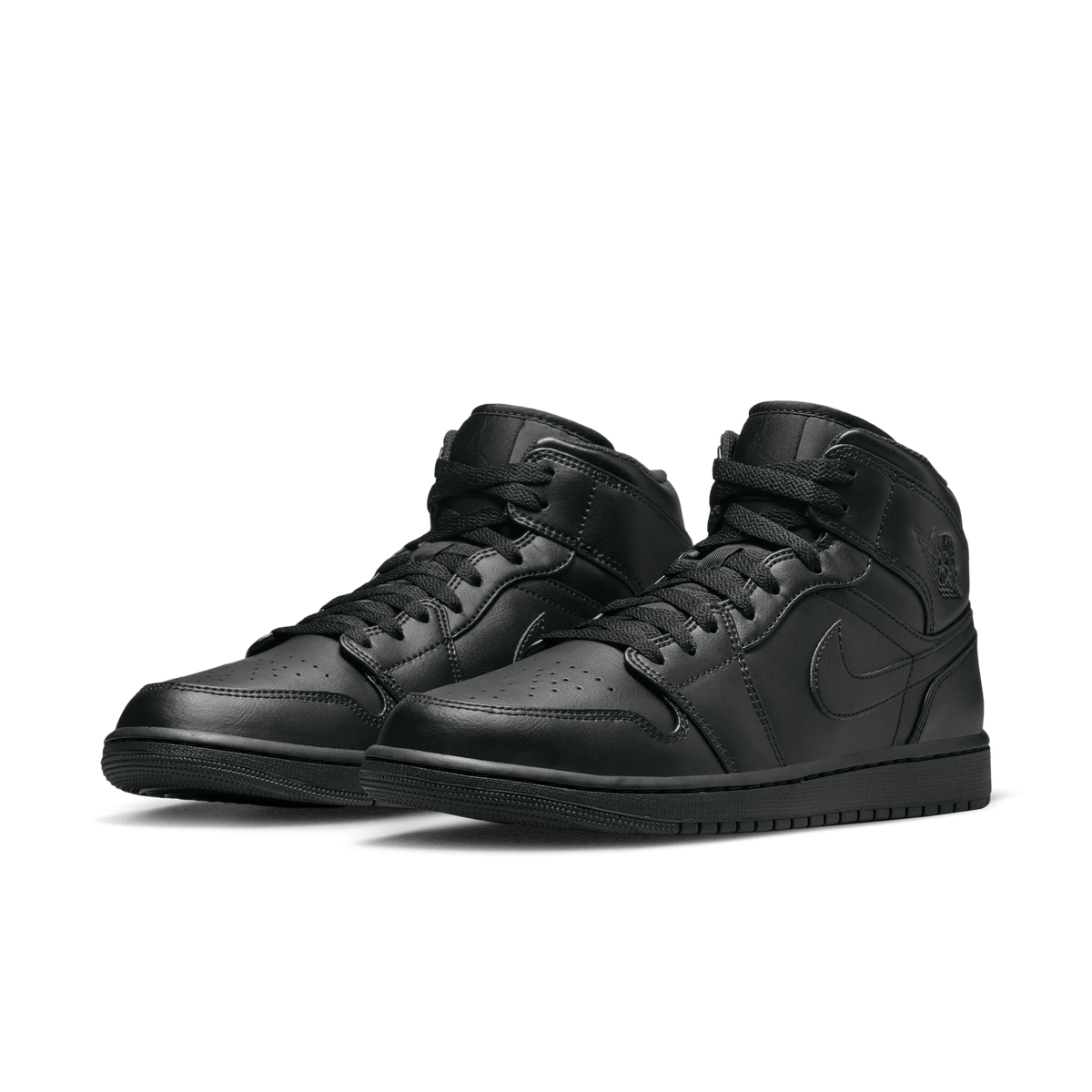 Jordan 1 Mid Triple Black – 554724-093-41 – product view 2