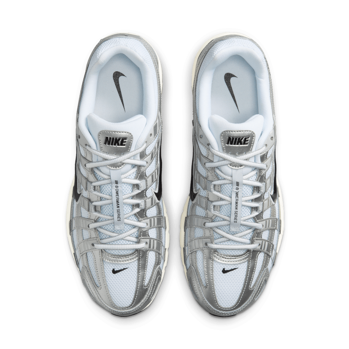 Nike P-6000 White Metallic Silver Flat Silver Black – CD6404-105-40 – product view 3