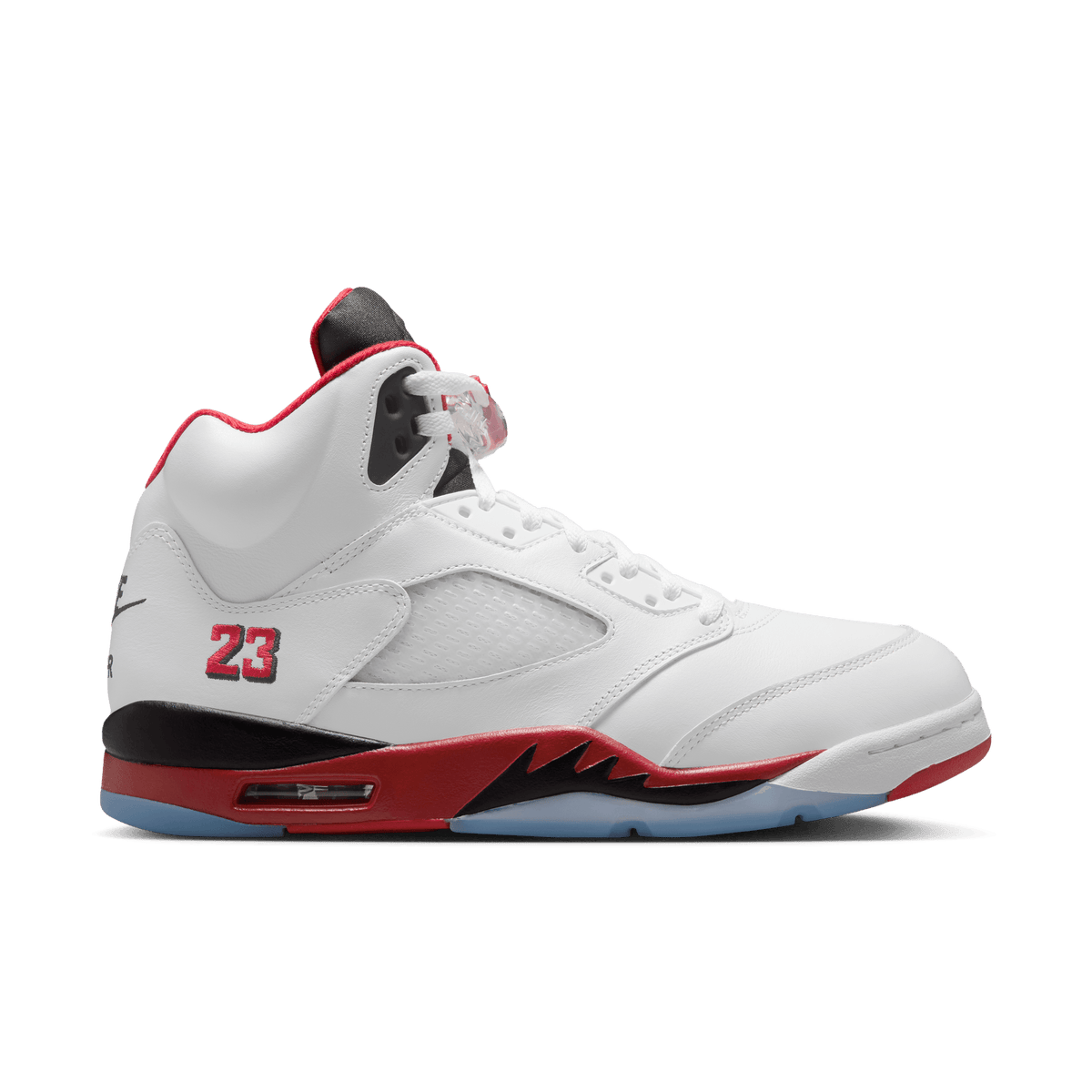 Jordan 5 Retro Fire Red Black Tongue (2025) – HQ7978-101-41 – product image