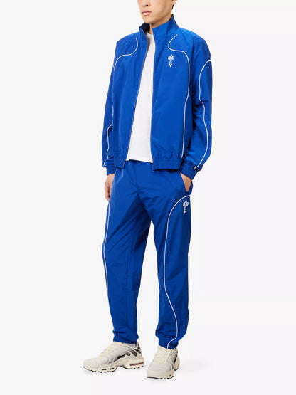 Trapstar Foundation Embroidered Logo Blue Shell Tracksuit – Luxem Swiss