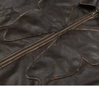 Icardi Luxe Patchwork PU Leather Bomber – Spring/Autumn 2025