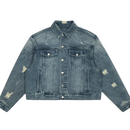 ShadowFade Patchwork Jacket