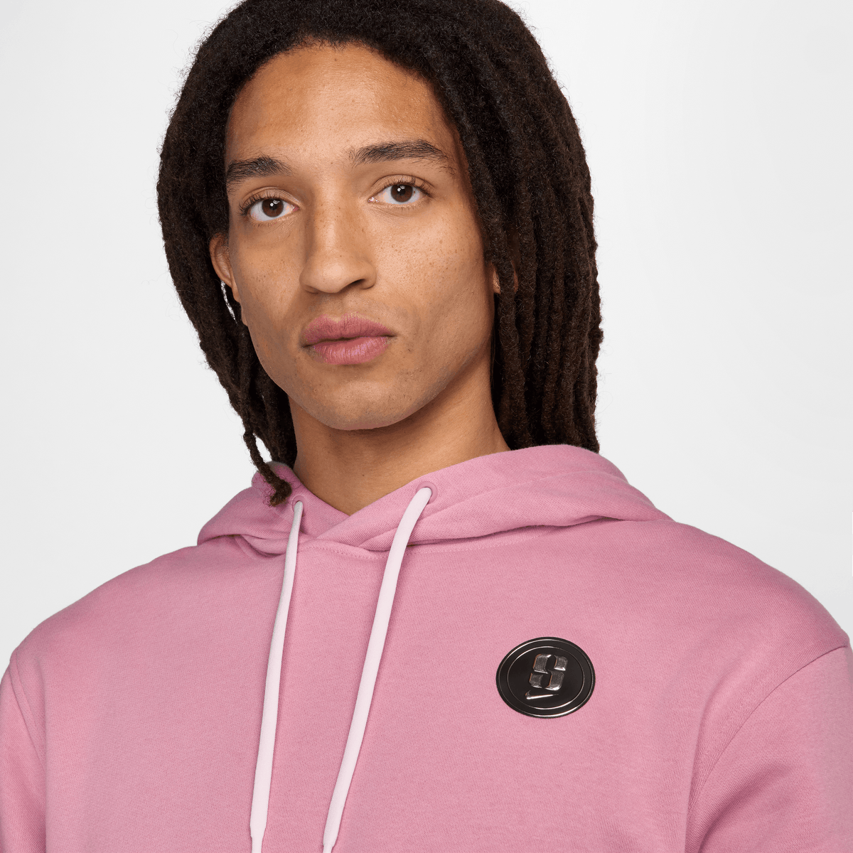 Sabrina Fleece Basketball Hoodie Elemental Pink/Pink Foam/Black – FV3205-699-S – product view 3