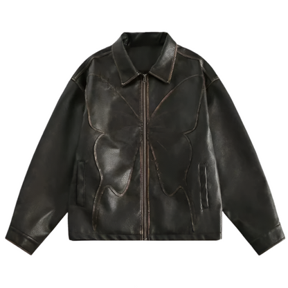 Icardi Luxe Patchwork PU Leather Bomber – Spring/Autumn 2025