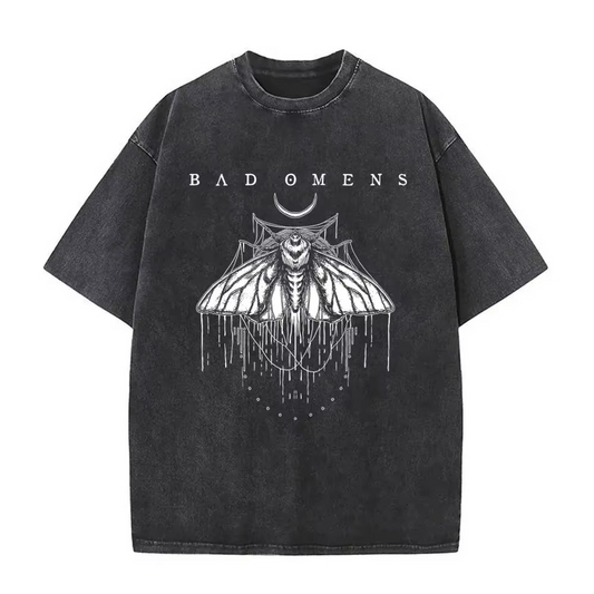 "Omen Moth" Washed Vintage Tee