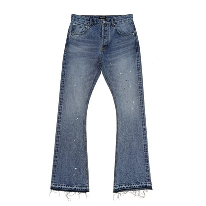 “InkDrip Flare – High Street Oversized Denim”