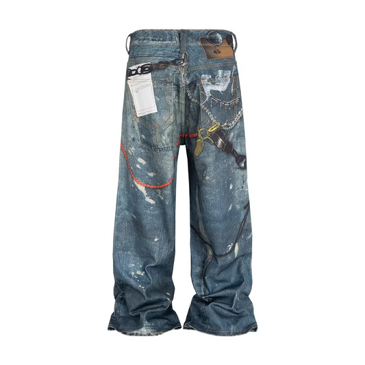 Spodnie cargo SprayVerse Wide-Leg