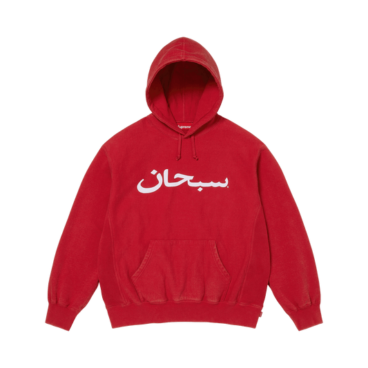Supreme Arabic Logo Hooded Sweatshirt 'Red' – SS26SW73-RED-S – product image