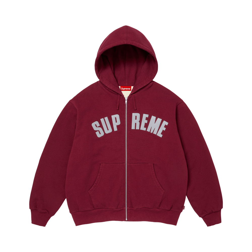 Supreme Arc Thermal Lined Zip Up Hooded Sweatshirt 'Cardinal' – FW26SW25-CARDINAL-S – product image