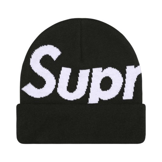 Supreme Big Logo Beanie 'Black' – FW25BN24-BLACK-ONE-SIZE – product image