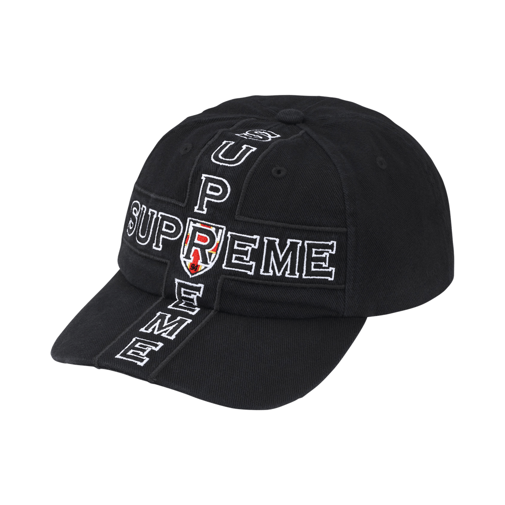 Supreme Cross 6-Panel 'Black' – FW26H63-BLACK-ONE-SIZE – product image
