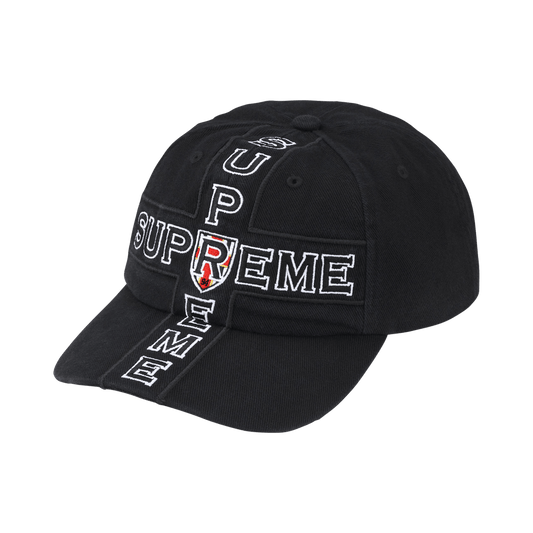 Supreme Cross 6-Panel 'Black' – FW26H63-BLACK-ONE-SIZE – product image