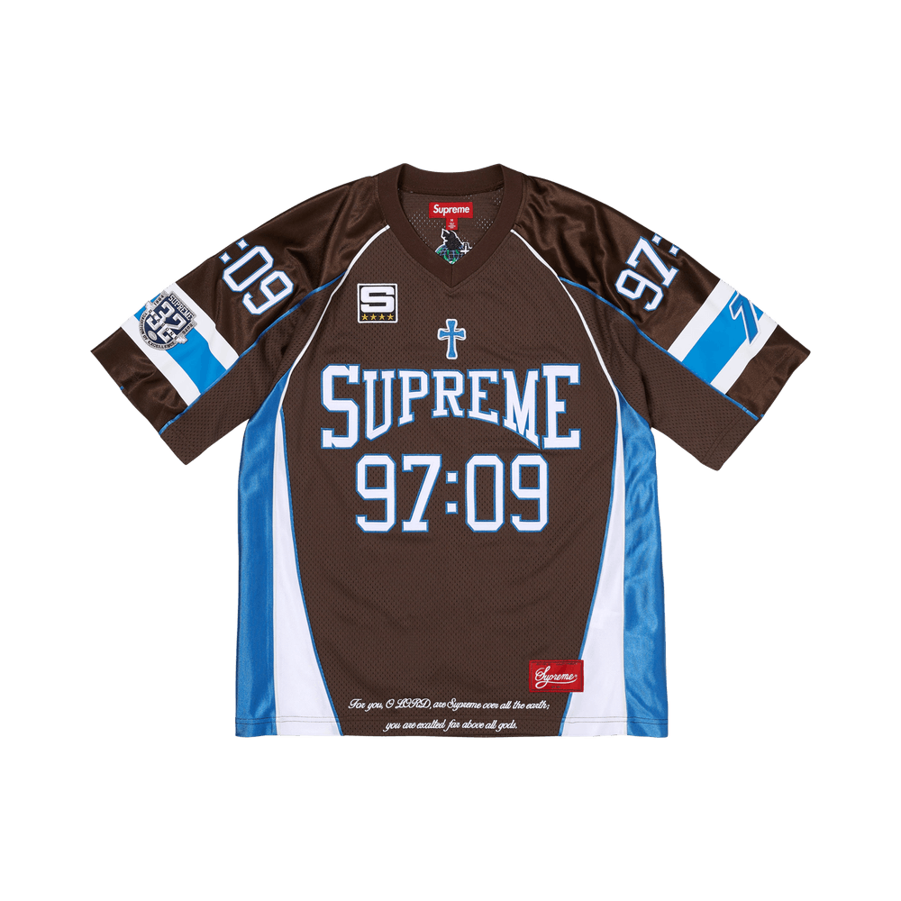 Supreme Disciples Jersey 'Brown' – FW26KN15-BROWN-M – product image