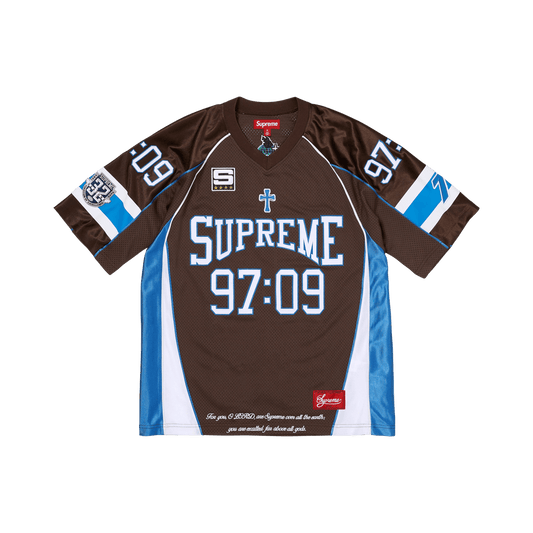 Supreme Disciples Jersey 'Brown' – FW26KN15-BROWN-M – product image