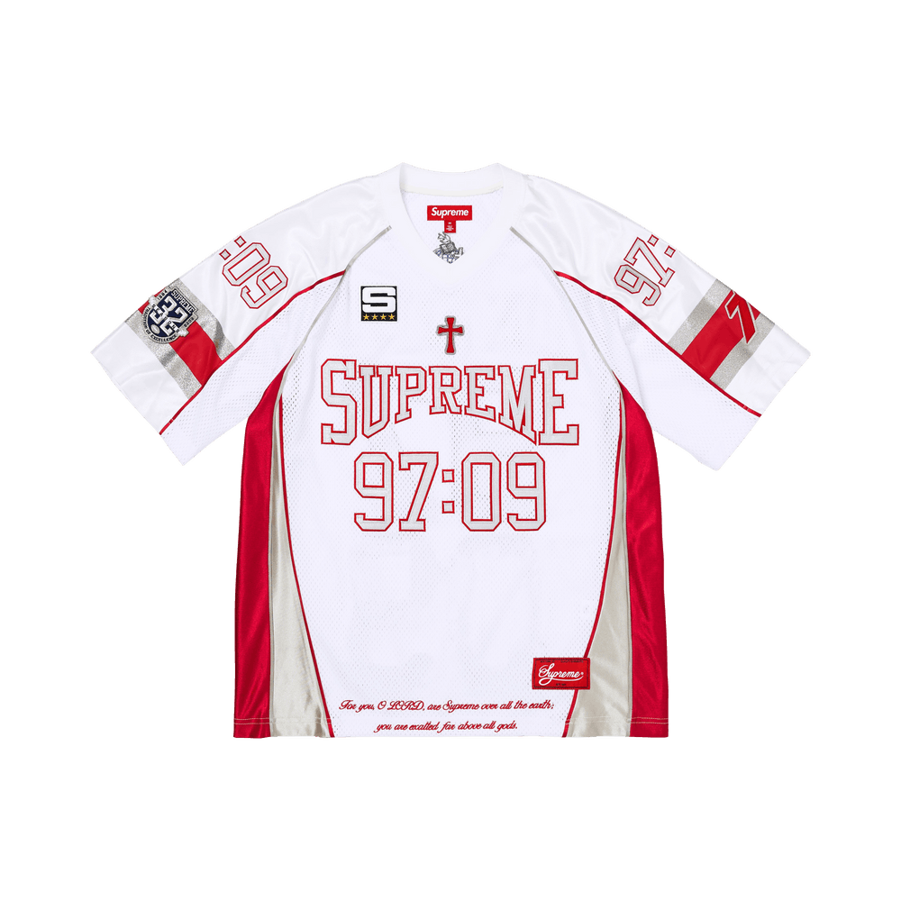 Supreme Disciples Jersey 'White' – FW26KN15-WHITE-S – product image