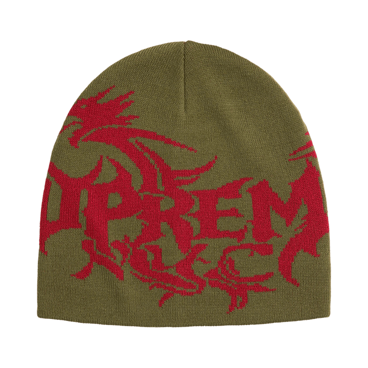 Supreme Dragon Beanie 'Olive'