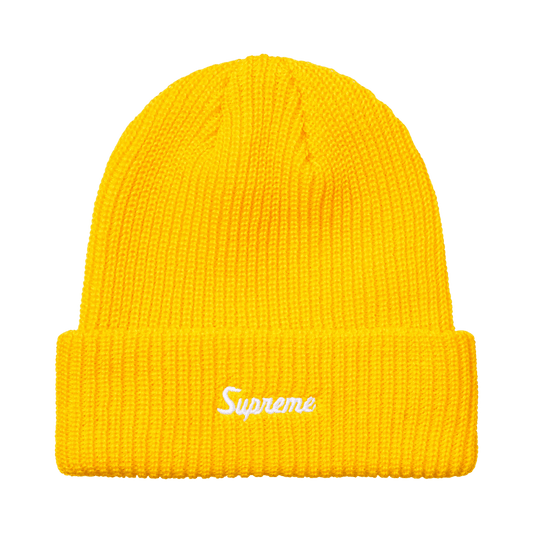 Supreme Loose Gauge Beanie 'Yellow' – FW26BN10-YELLOW-ONE-SIZE – product image