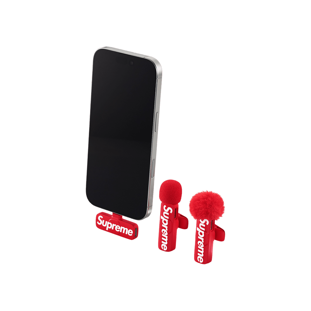 Supreme Mini Mics (Set Of 2) Red – FW26A116-RED-ONE-SIZE – product image